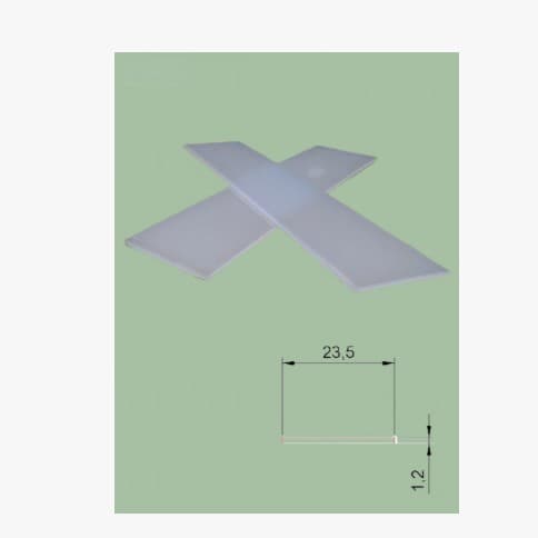 Professional Extruded PC Diffuser Cover, PC Extruded Lamp Cover, Milky White Light Diffusion Cover, PC Plastic Lamp Cover, LED Lamp Cover