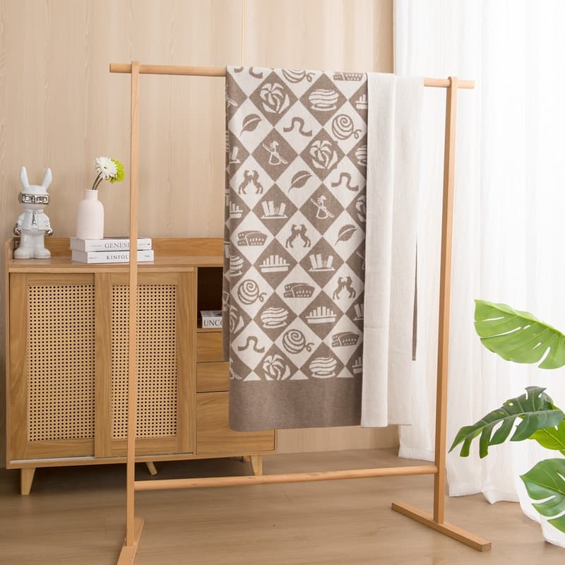 100% Pure Cashmere Blanket from the Source Factory in Ordos City; Moving Gift; Sofa Blanket; Nap Blanket; Airline Blanket