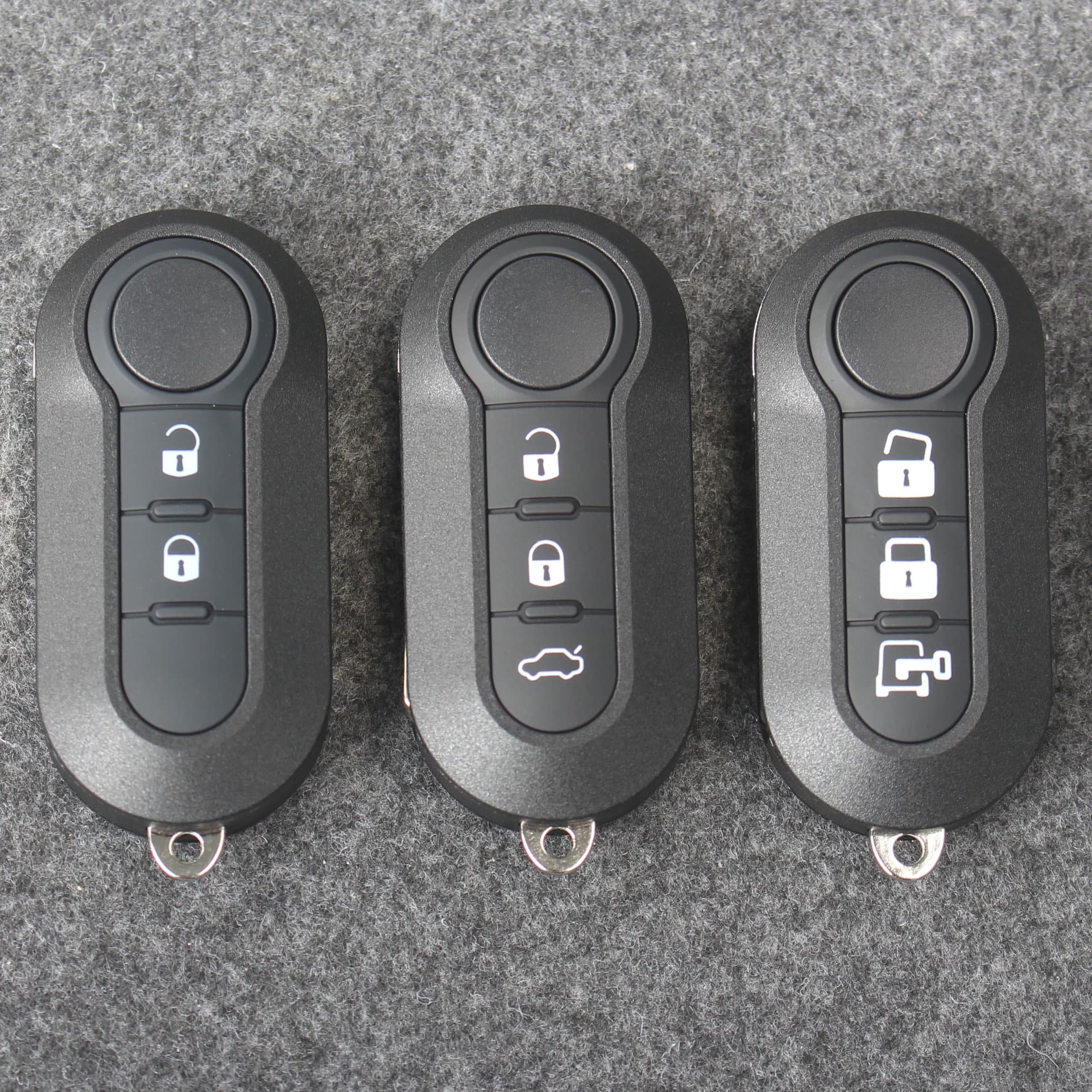Replacement Key Shell for Fiat 500 Bravo FIAT 3-Button Folding Key Case