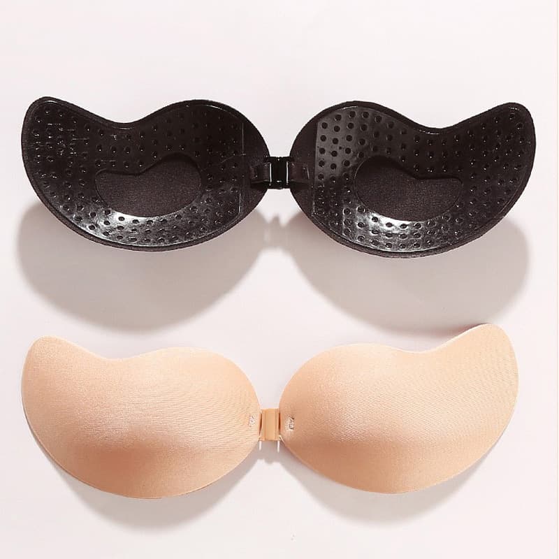 Mango Bra Silicone Wire-Free Invisible Bra Strapless Bra Thin Wedding Bra Push-Up Breast Stickers