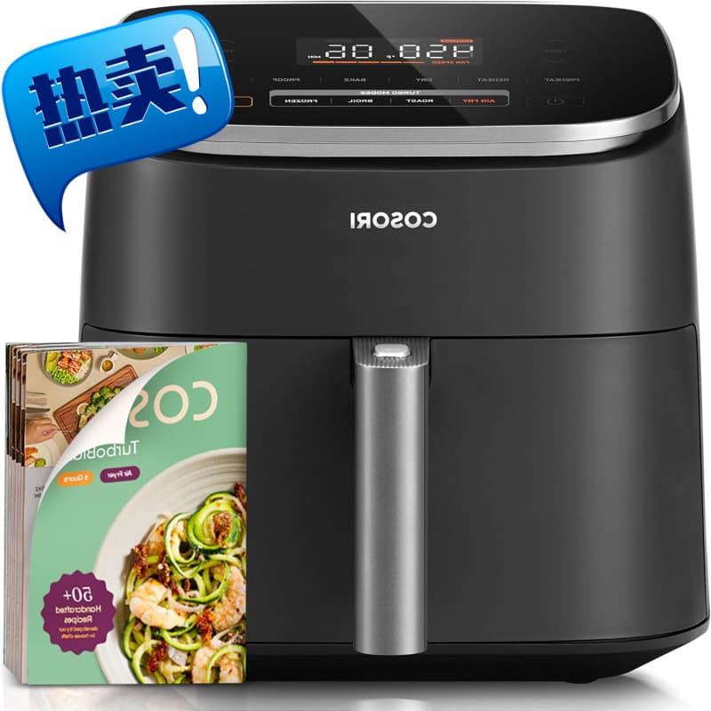 Cosori 9-in-1 TurboBlaze Air Fryer 6 Qt, Premium Ceramic Coating