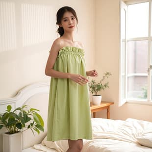Beiyayan Beauty Salon Summer Bath Wrap for Clients, Water-Repellent Bath Towel, Anti-Exposure Tube Top Robe