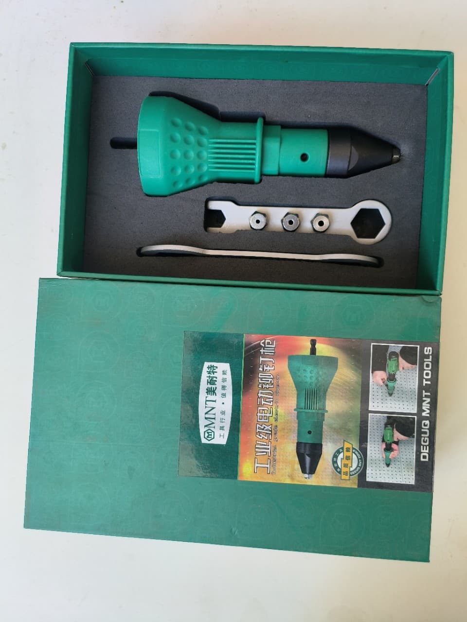 Rivet Gun Adapter, Electric Rivet Gun Pull Core Adapter, Pull Rivet, Aluminum Alloy Rivet