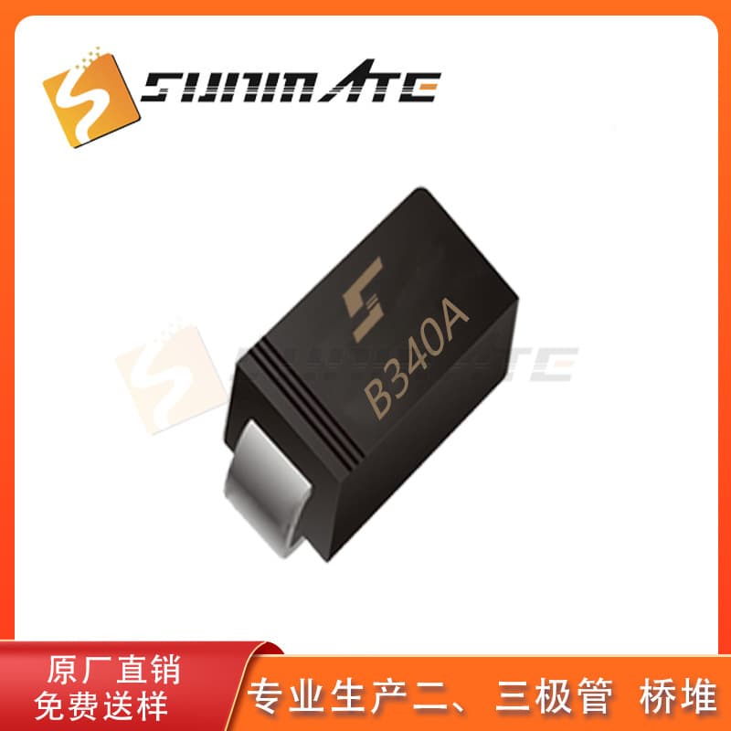 Schottky Diode B340A B360A SMD Size, 3A Current, 40V Voltage Rating, B340 Original Genuine