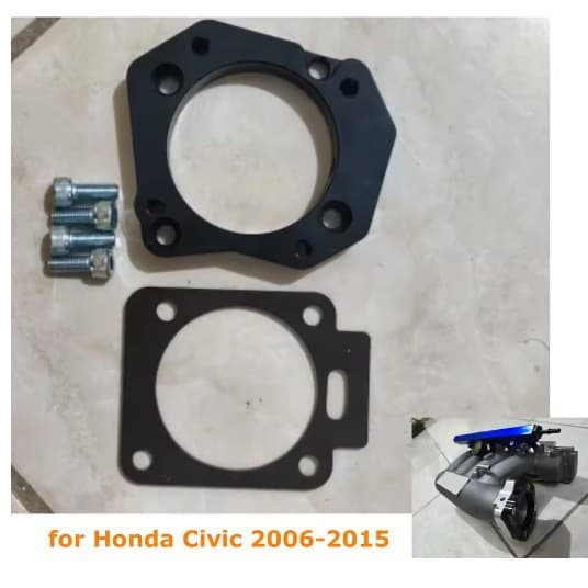 Throttle Body Adapter for 06-15 Honda Civic Si 02-06 RSX k20 k2 72mmR