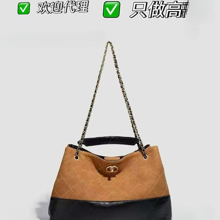 Xiaoxiangjia Original Suede Lambskin 25A Shopping Bag Tote Bag Shoulder Bag Handbag Classy