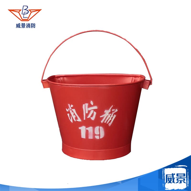 Fire Sand Bucket, Thickened Yellow Sand Bucket, Fire Equipment, Large Shovel, Half-Round Fire Bucket, Stainless Steel