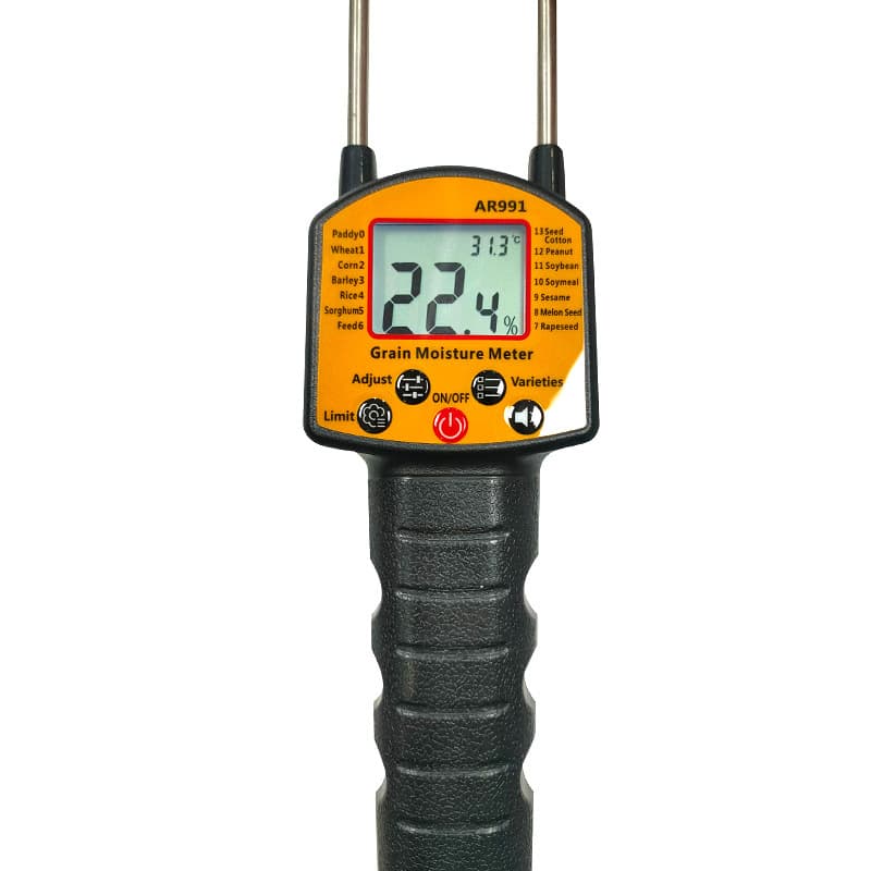 Grain Moisture Meter, Cereal Moisture Tester, Grain Moisture Detector, Rice Moisture Meter