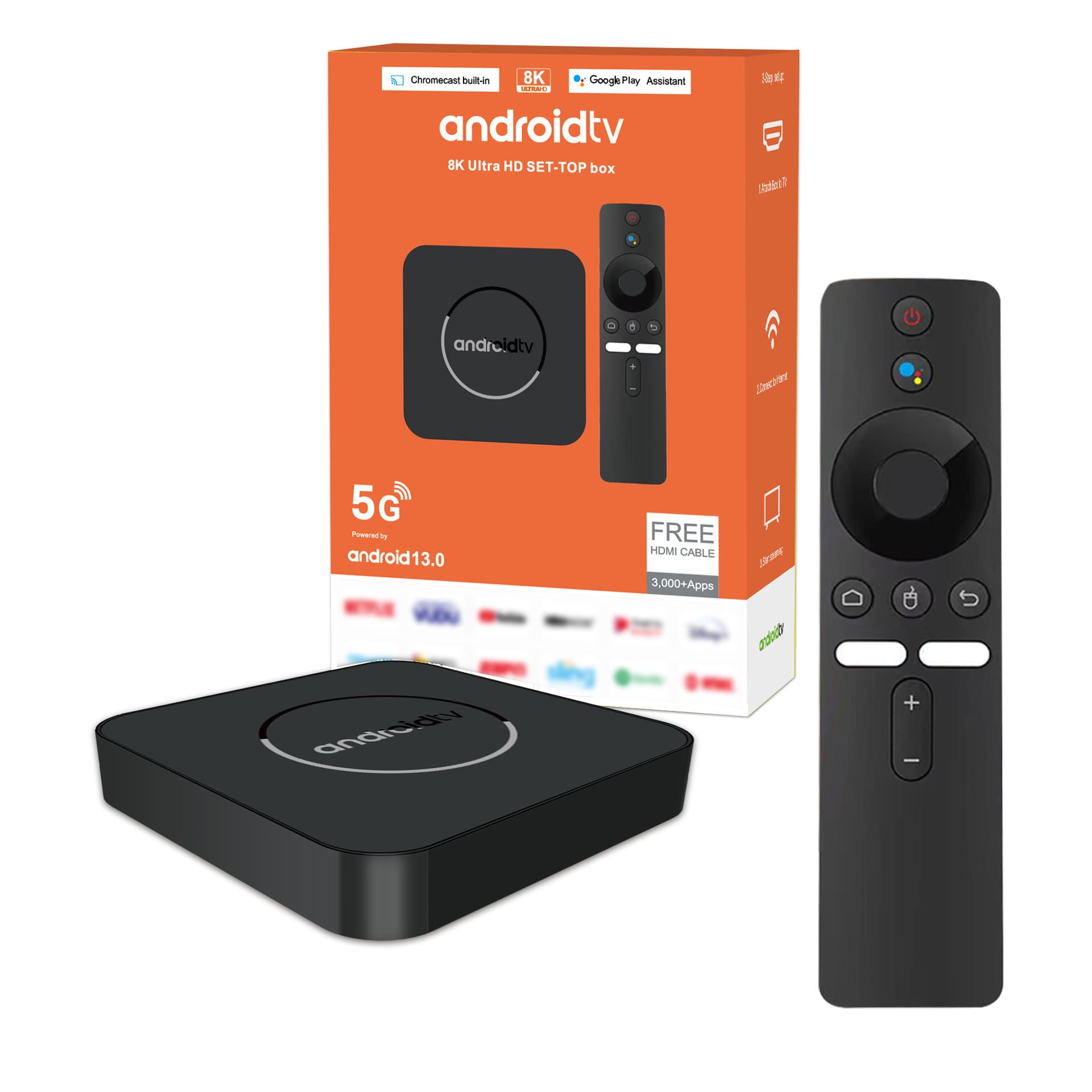 2026 Foreign Trade Android 15 TV Box 5G Wireless WiFi Network Smart 4K Home TV Box