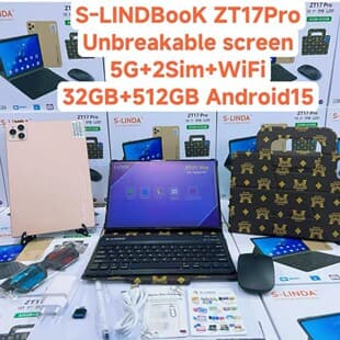 Tablet PC / S-LINDA / ZT17 / 10.1-inch SIM Calling Tablet PC Learning Keyboard 2-in-1