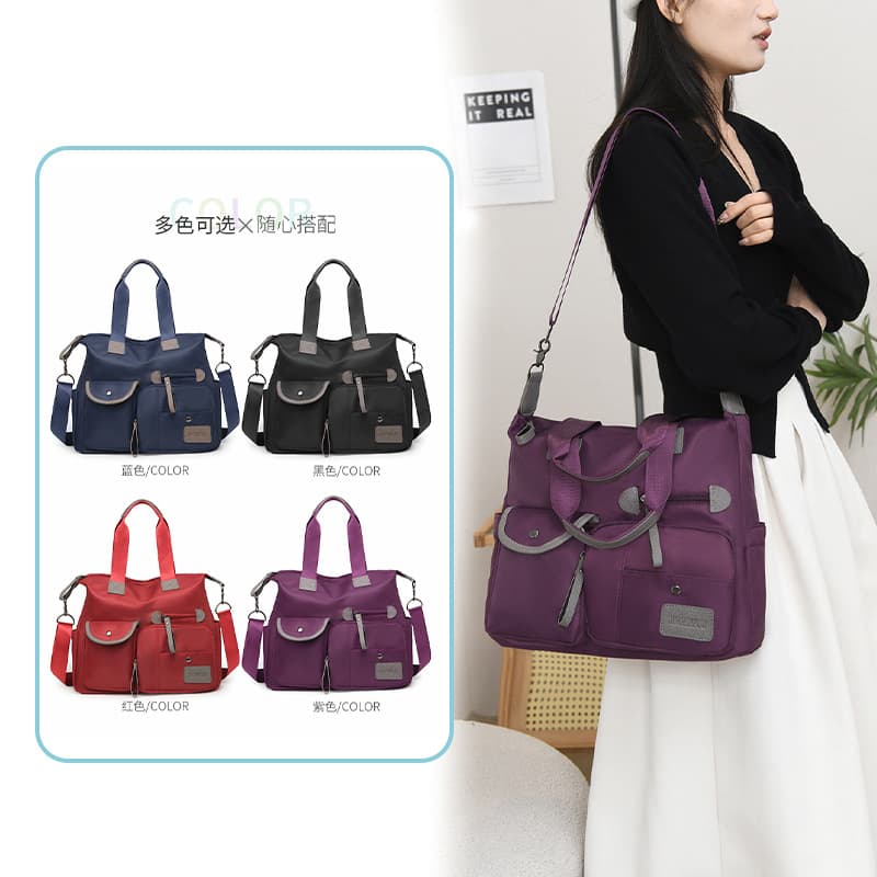 Cross-border source new style nylon mom bag European and American style nylon large bag export large size bags