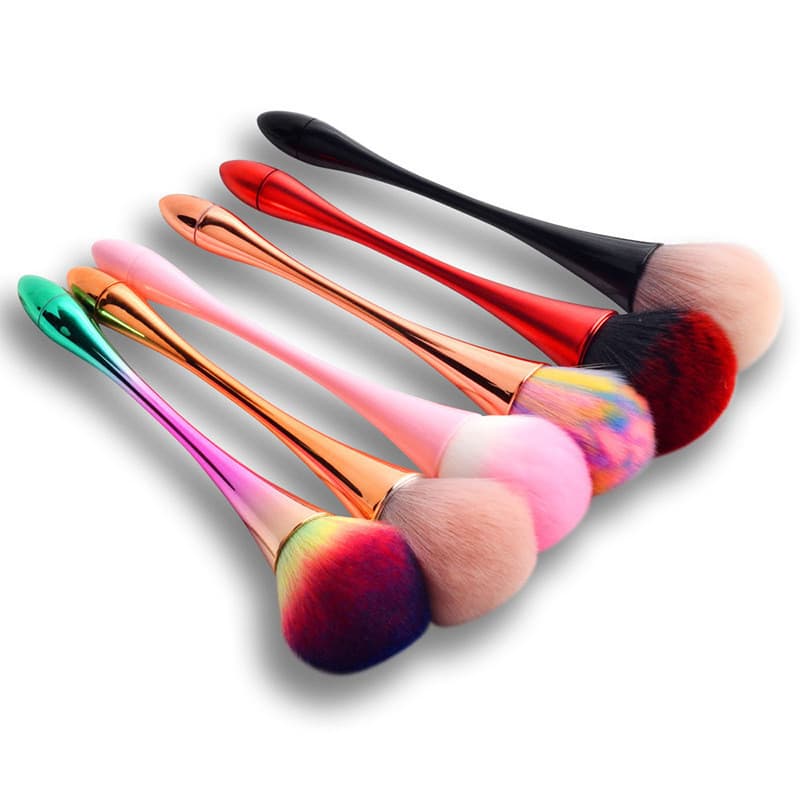 Manicure Wholesale Long Handle Dust Brush, Small Waist Makeup Brush, Loose Powder Brush, Blush Brush Tool