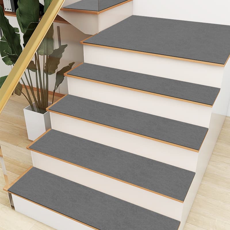 Cross-border wholesale stair tread pad self-adhesive stair carpet household stair pad step mat non-slip foot mat