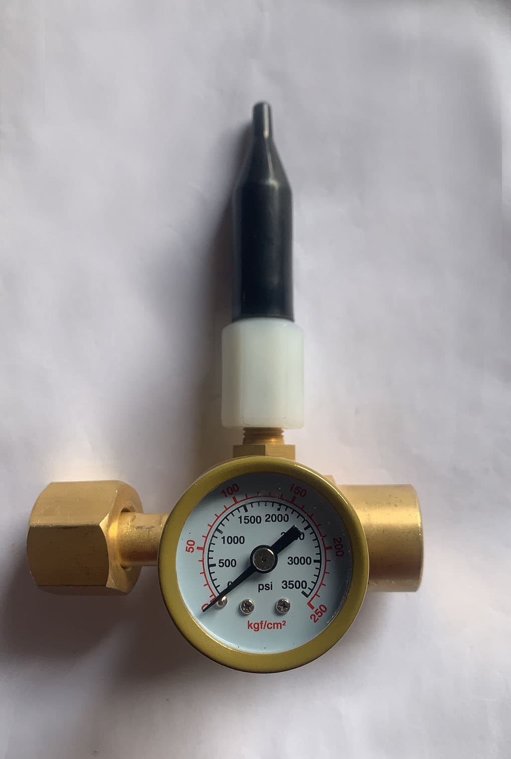 Helium Pressure Regulator All-Copper Helium Balloon Inflation Valve Helium Gauge with Inflator Nozzle Pressure Gauge for Wedding Decoration Wholesale