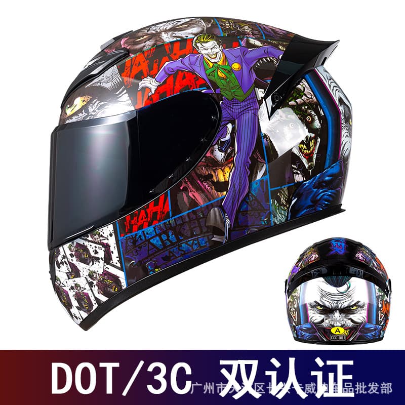 Foreign trade specializes in motorcycle full-face retro motorcycle helmets for men and women riding electric bikes for couples, go-kart helmets DO
