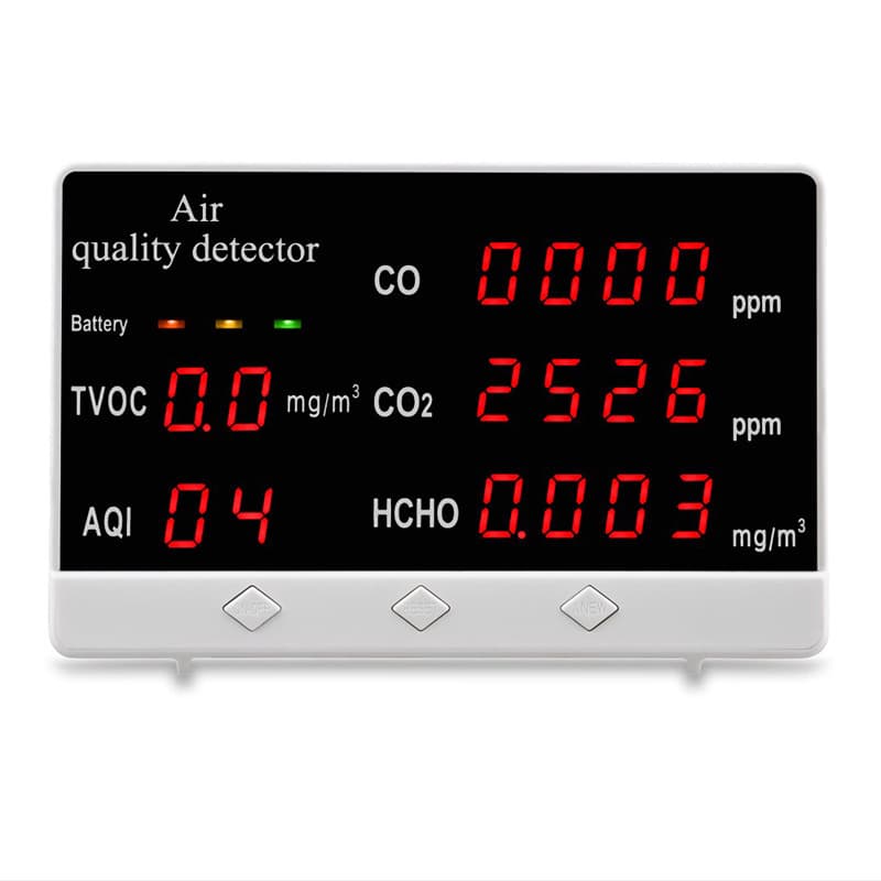 CO2 Carbon Dioxide Detector TVOC Carbon Monoxide Air Quality Detector Formaldehyde Detector