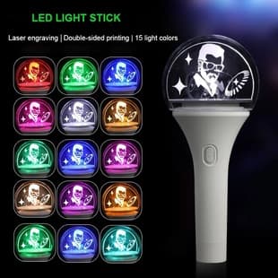 Wholesale custom LED event control glow stick Kpop Lightstick acrylic rotating hand light