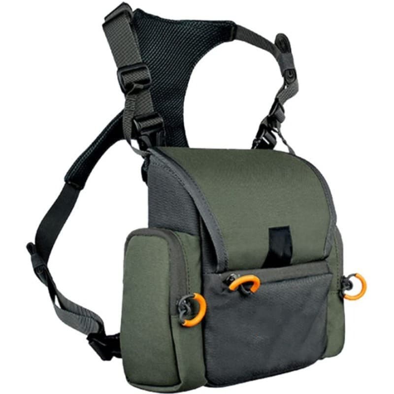 Factory Direct Hot Selling Outdoor Hunting Binoculars Bag, Adjustable Binocular Chest Pack with Camo Chest Harness