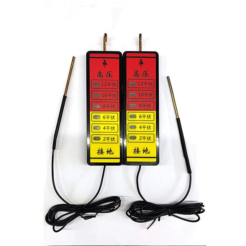 Electric Fence Voltage Tester Electric Test Pen for Cattle and Sheep Farms High-Voltage Testing Meter