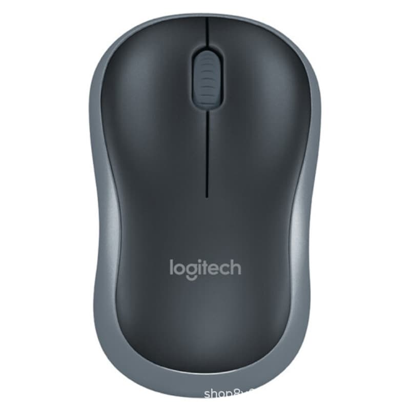 Logitech M185 mouse wireless mouse office mouse symmetrical mouse black gray edge