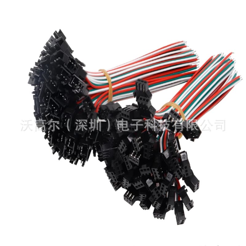 SM 3-Pin Terminal Wire 3-Pin Male/Female Connector for LED Magic Color Strip Connection