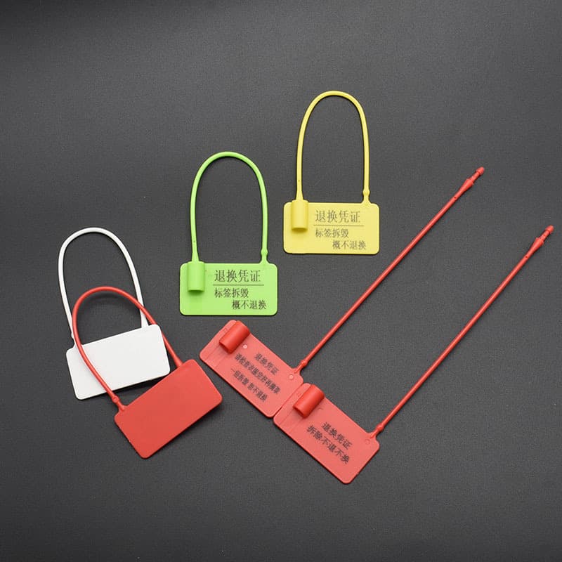 Disposable Plastic Security Seal Tags for Clothing, Anti-Swap Anti-Theft Anti-Return Tamper-Proof Lock Tags, Anti-Counterfeit Hang Tag Cable Ties