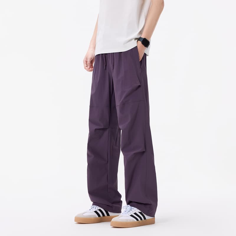 Men's Paratrooper Pants Outdoor 2026 Summer New Breathable Sunscreen Hiking Pants Loose Waterproof Casual Pants