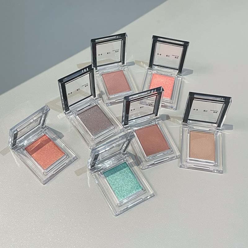 Herorange Starry Single Color Eyeshadow Pearlescent Explosive Sparkling Crystal Silkworm Brightening Highlight Eyeshadow Palette