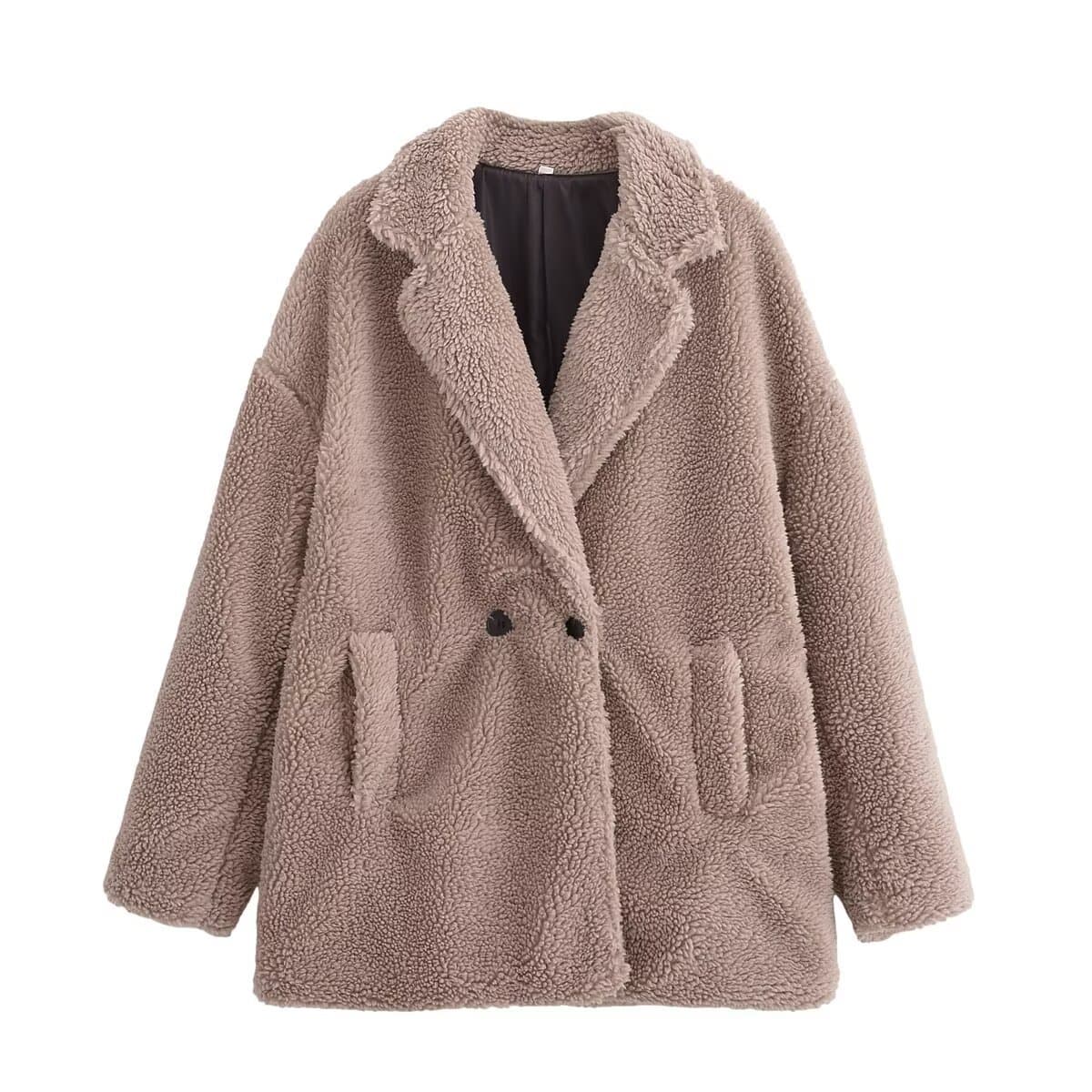 2024 Autumn wish Amazon eBay mid-length loose coat jacket