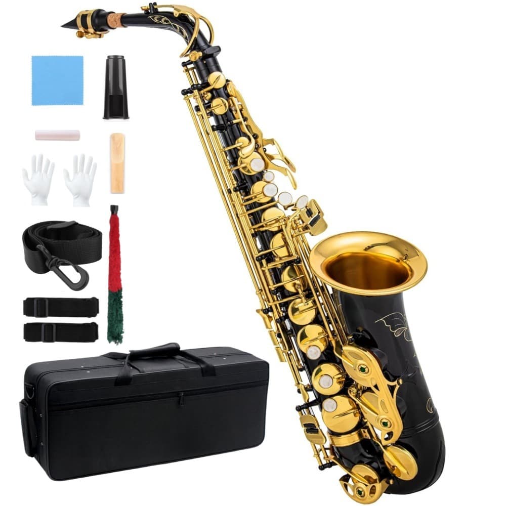 Cross-border Source 82Z Model Black Gold Alto Saxophone in E-flat Alto Saxophone Musical Instrument