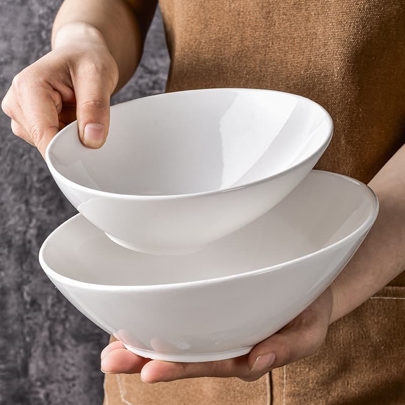 Minimalist Fruit Salad Bowl High-Appearance Soup Bowl Western-Style Bowl Fruit Salad Yogurt Bowl Commercial Various Vegetable Bowl