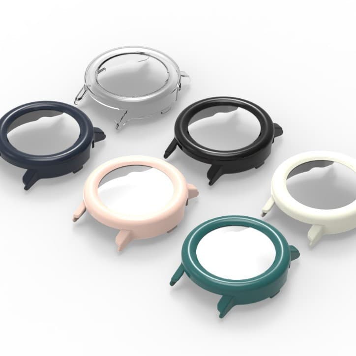 Compatible with CMF by Nothing Watch Pro Band, Watch Protective Case, Pro 2 Tempered Glass Film + PC Integrated Case