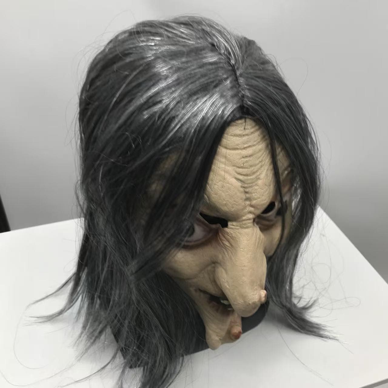 Easter Halloween simulation witch mask escape room haunted house female ghost headgear party horror witch props