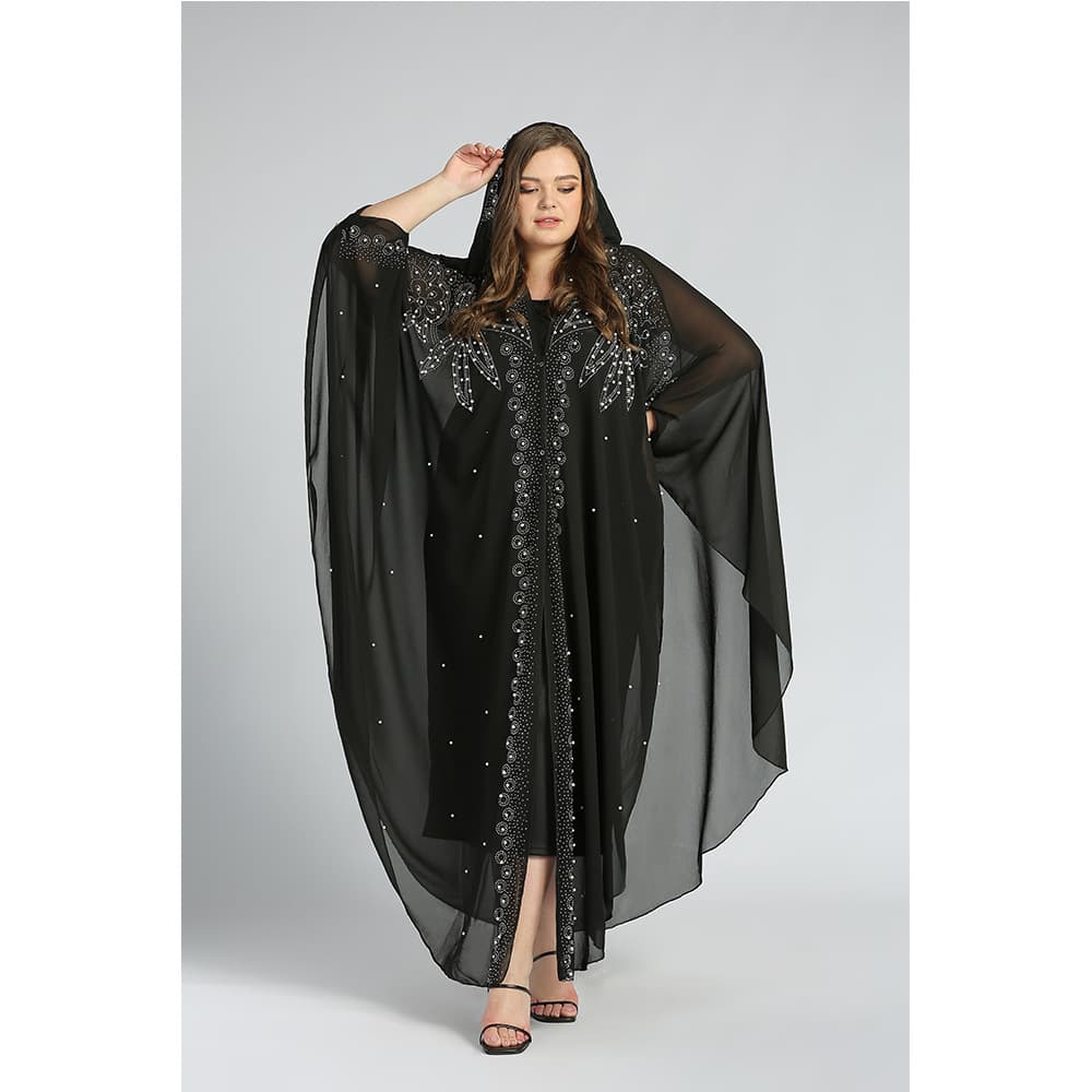 2021 Sequins Hot Fix Spring Crystal Middle East Africa Southeast Asia Rhinestone Bell Sleeve Women's Loose Trendy Shawl