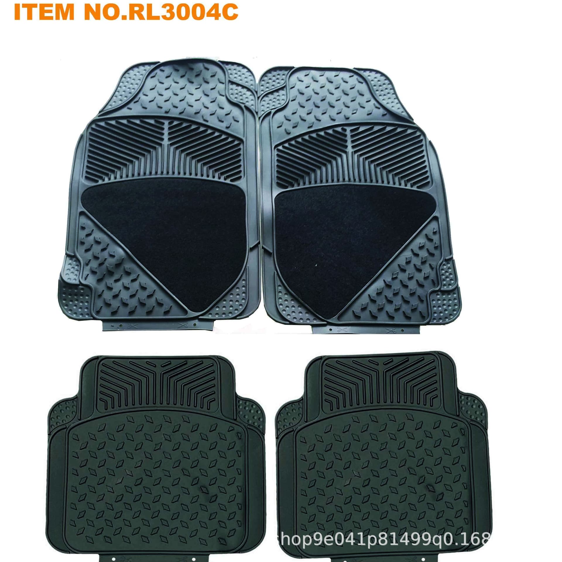 Four-Season Anti-Slip Car Mats, 4-Piece Set, PVC Waterproof, Customizable, Easy to Clean, Amazon Cross-Border Car Floor Mats