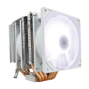 All-White CPU Cooler 6 Heat Pipes 1700/1366/1156 CPU Cooling Fan Glacier B26