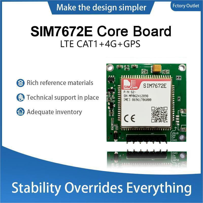 SIM7672E SIM7672NA SIM7672G Global Version IoT Module Core Board Feihong Trading