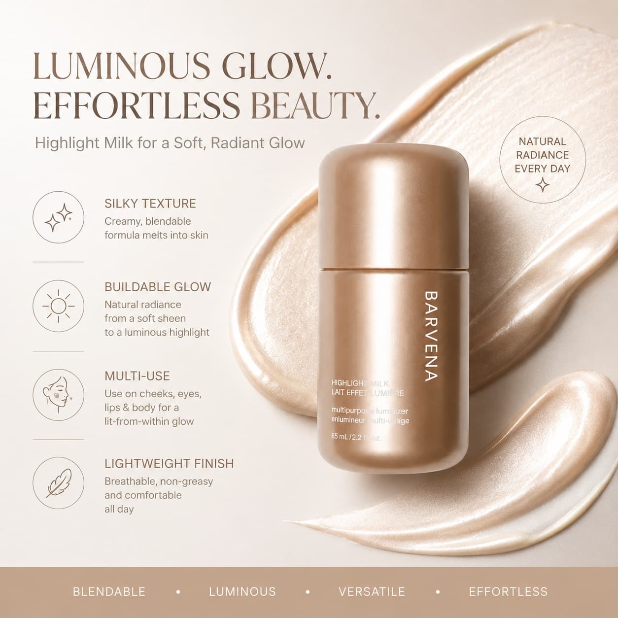 Cross-border Multi-function Contouring Natural Moisturizing Highlighting Highlighter