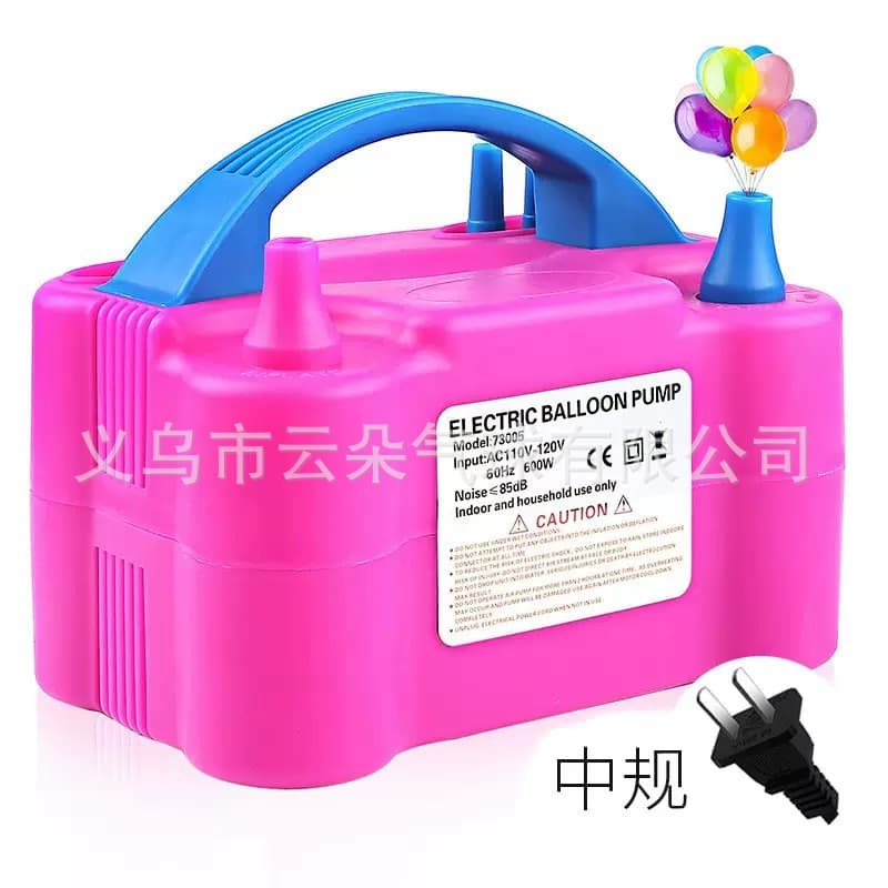 Foot-operated and manual balloon pump, universal household air pump for inflating balloons