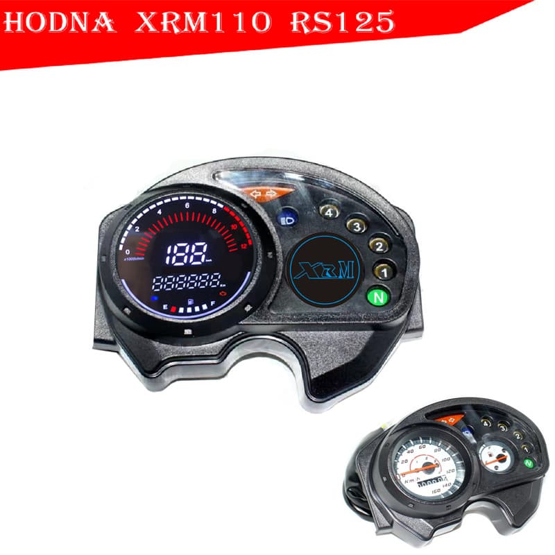 Export Indonesia Philippines compatible with Honda XRM110 or RS125 digital instrument cluster modified electronic speedometer
