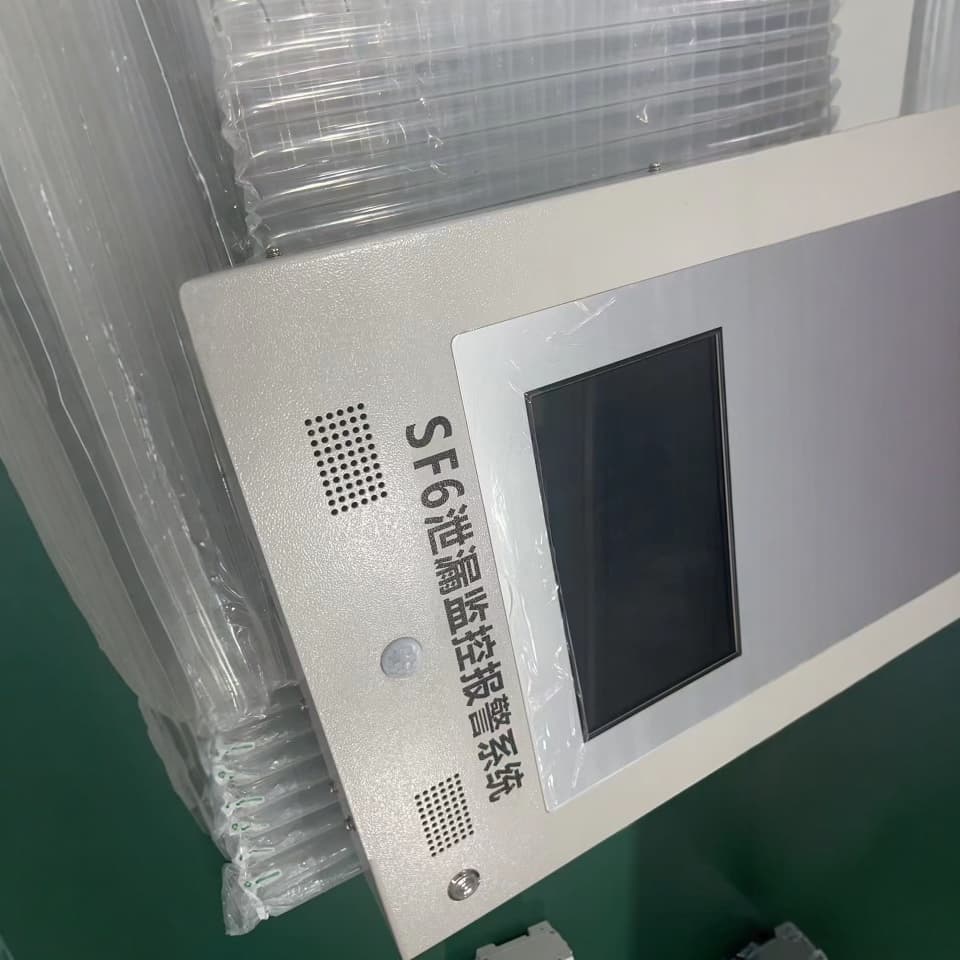 SF6 gas leak online monitoring system, sulfur hexafluoride gas leak alarm system, power distribution room online monitoring.
