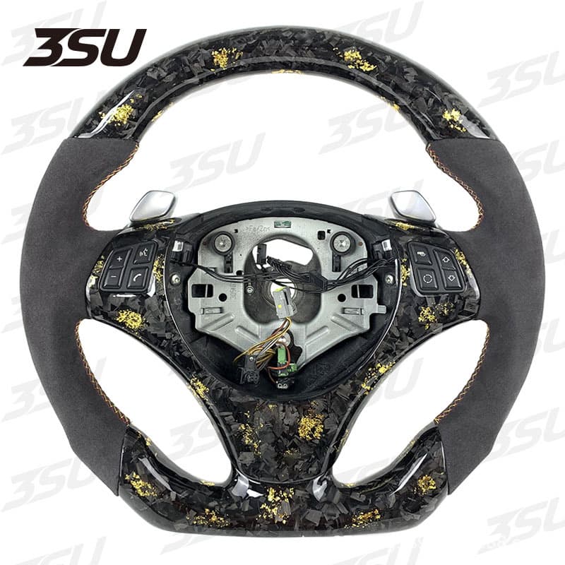 For BMW M3 E90 E92 E91 E93 E81 E82 E87 E88 Sport Carbon Fiber Steering Wheel