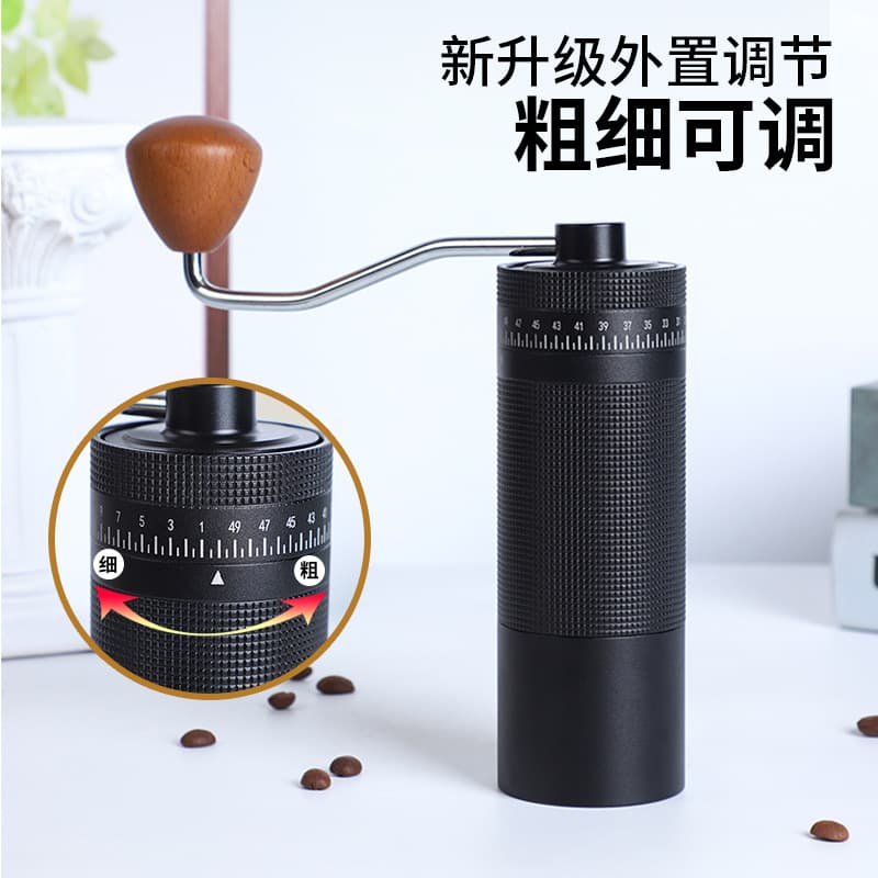 Hand Coffee Grinder Coffee Bean Grinder Manual Coffee Machine External Adjustment Portable Manual Grinder