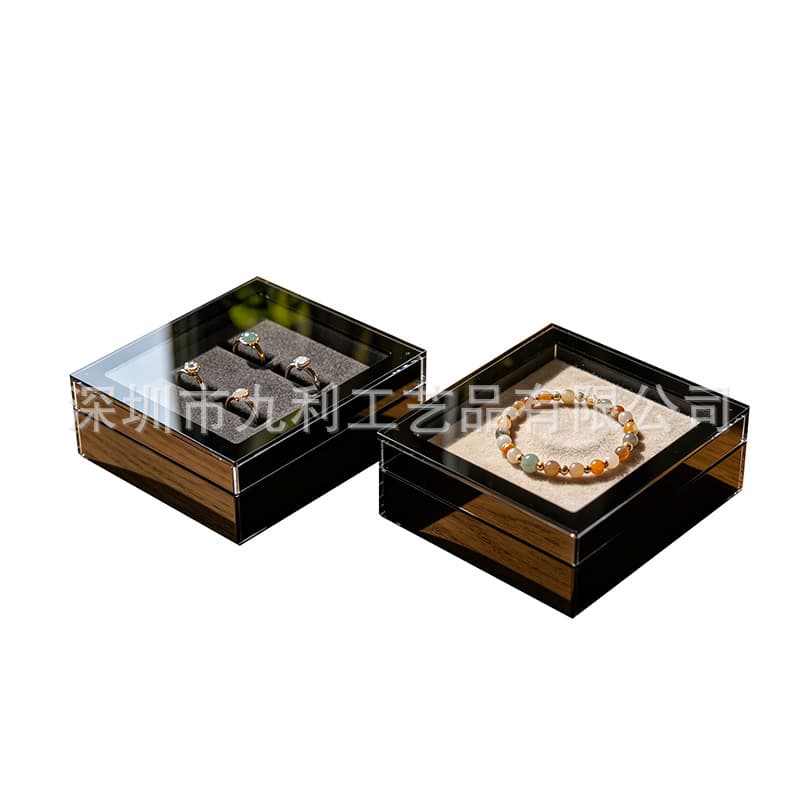 Wholesale Acrylic Packaging Box Jewelry Display Box Gift Storage Box Drawer Style Gift Box Bracelet Display Box