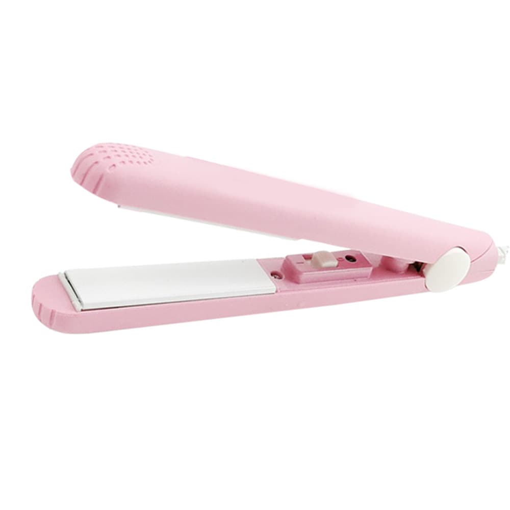 Factory Direct Mini Hair Straightener Fast Heating Bangs Tool Curling Iron Home Use Flat Iron Cute Electric Clamp