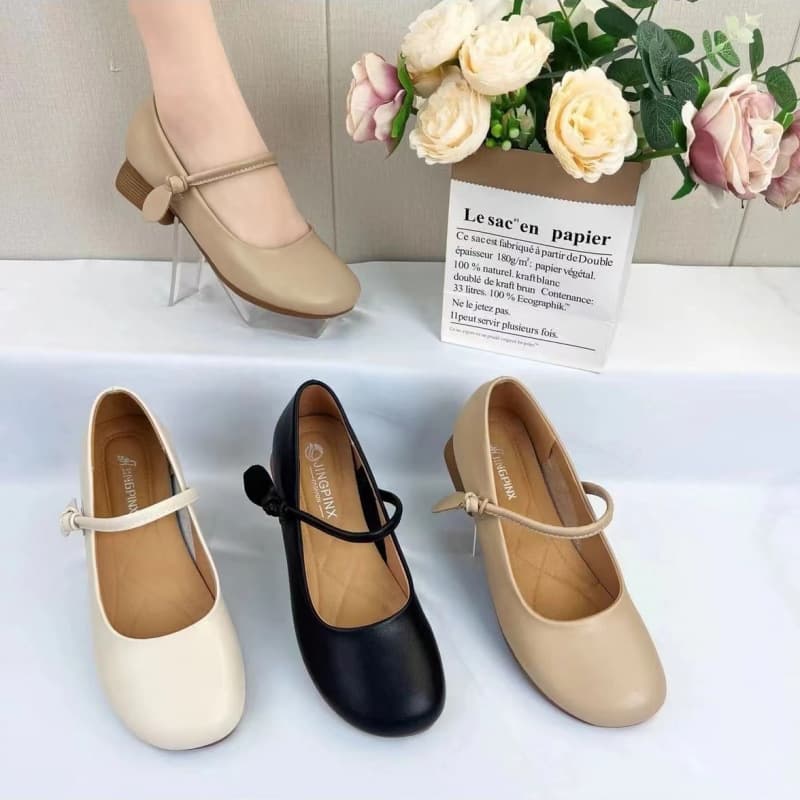 Soft Sole Flats 2025 Spring/Summer New French Comfort Mary Jane Shoes for Women Leather Flats French Style