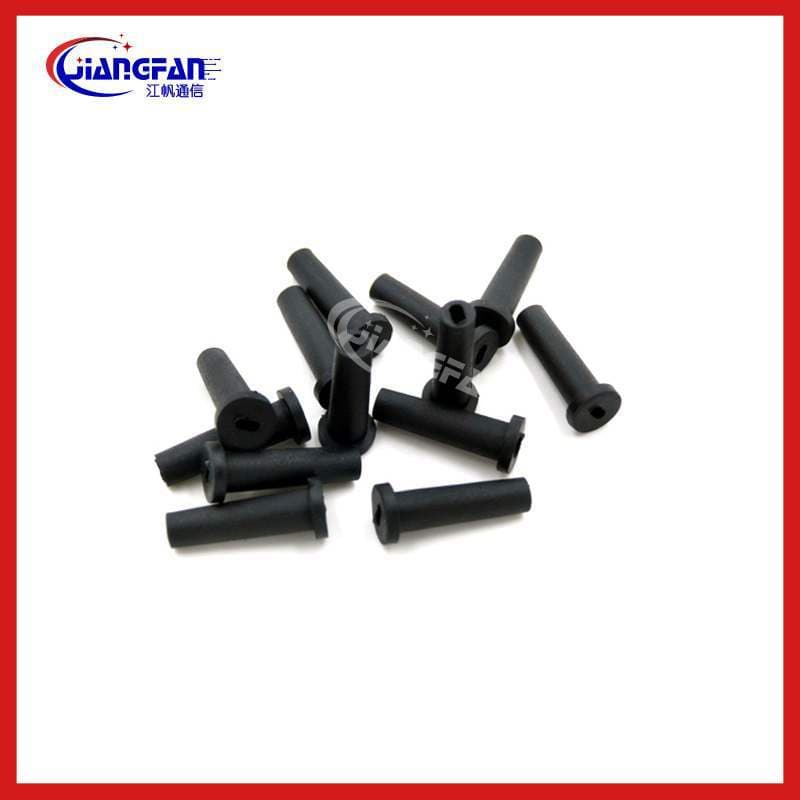 Fiber Optic Anti-Bend Rubber Boot, Optical Component 1-Core 2-Core Single Fiber Dual Fiber Plug, Bare Fiber Protection Loose Tube BOOT
