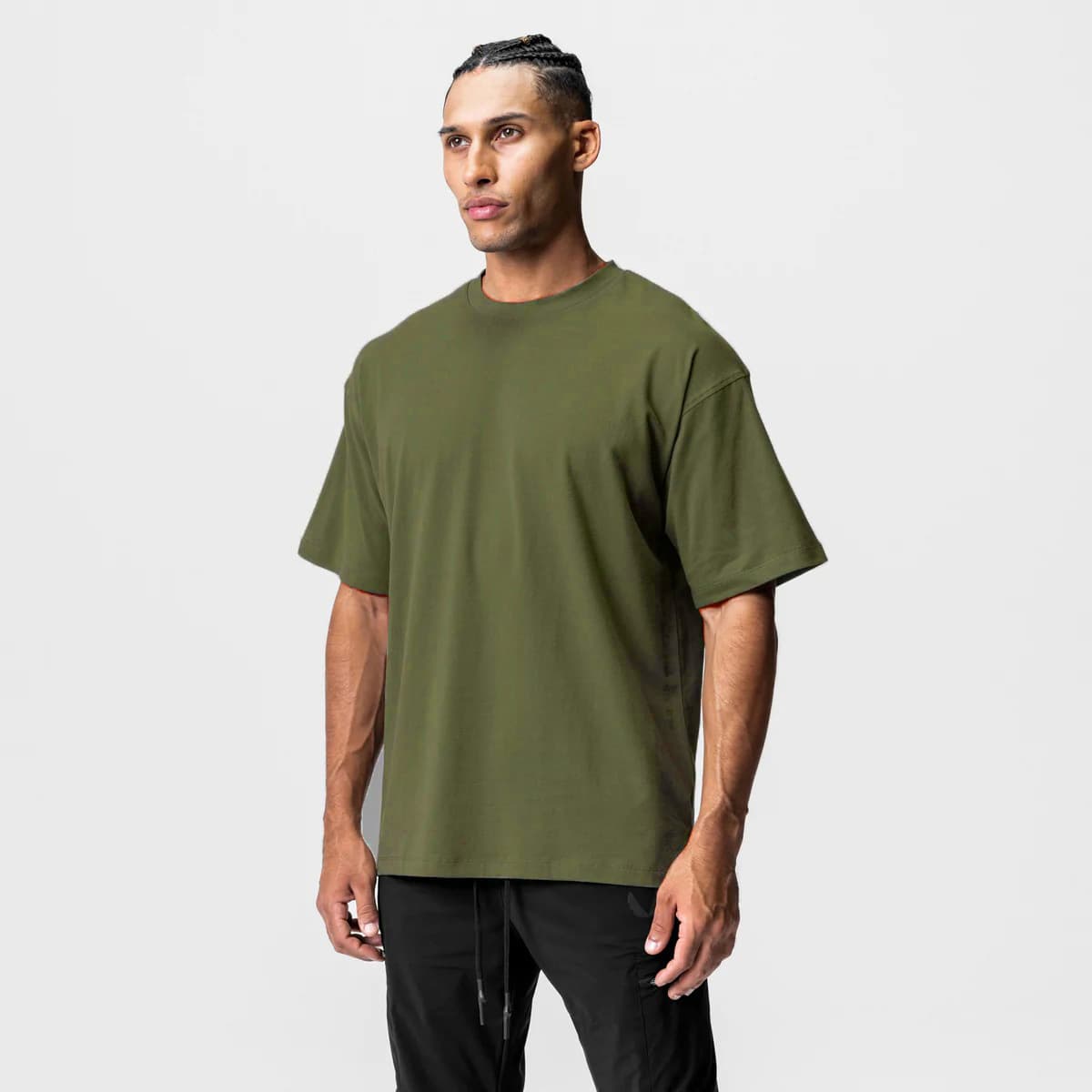 Pure Cotton Short-Sleeved T-Shirt for Men, White Round-Neck Breathable Sports T-Shirt