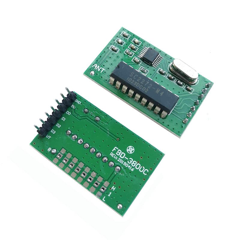 FBD-3800 Fixed Code Decoding Module, 433 High Sensitivity Remote Control Module, SYN500 Anti-Interference Type M4