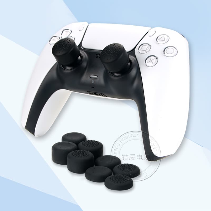 PS5 PS4 Joystick Heightening Cap 8-Piece Silicone Cap Set, Compatible with XBOX ONE 360 Mushroom Head Button Cap Cover
